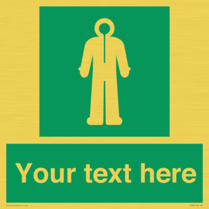 Custom sign safe condition Survival clothing